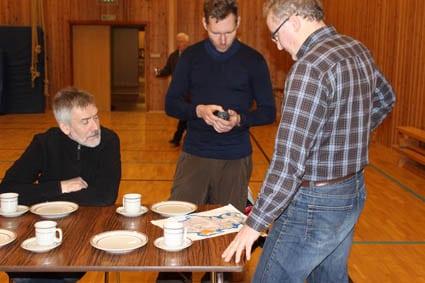 Planlegging av postar: Jon Olav, Kjetil og Sigurd