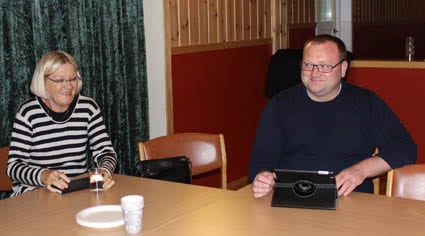 Nils Tore Økland leia møtet, dei tre andre frå AP sin programkomitè var Andreas Moe Larsen, Gro Bommen og Kathrine indrevold